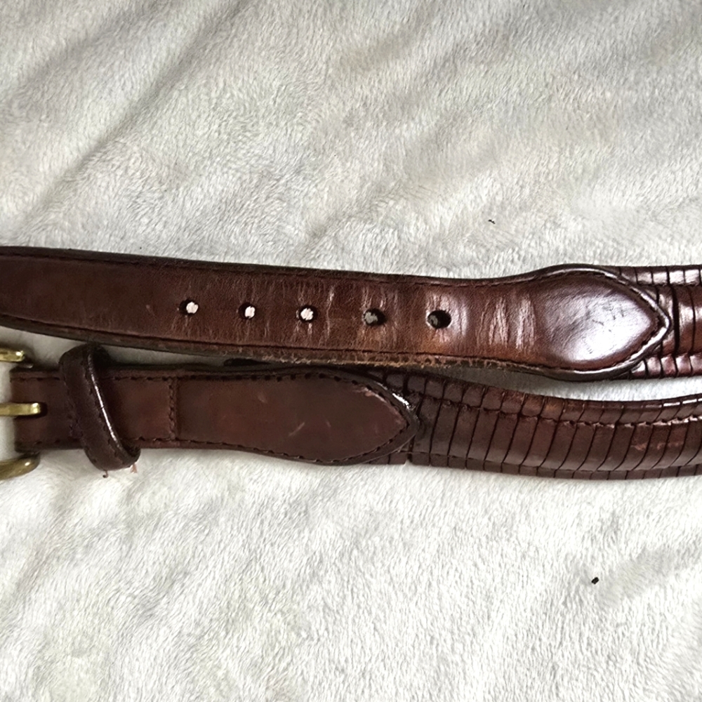 Brighton Brown Leather Design Belt - Picture 2 of 9